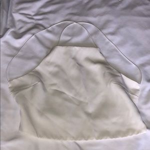 Backless White Tobi crop top